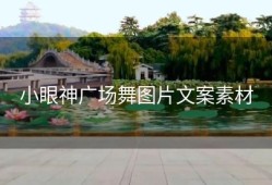 小眼神广场舞图片文案素材