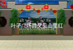 叶孑广场舞又见山里红