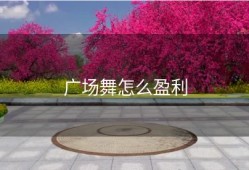 广场舞怎么盈利