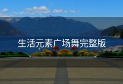生活元素广场舞完整版