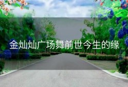 金灿灿广场舞前世今生的缘