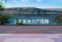小苹果美久广场舞