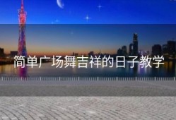 简单广场舞吉祥的日子教学