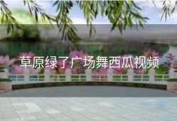 草原绿了广场舞西瓜视频