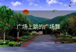 广场上跳的广场舞