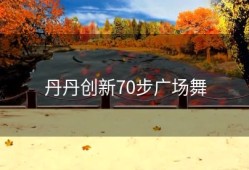 丹丹创新70步广场舞