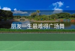 朋友一生最难得广场舞