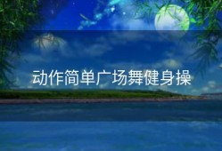 动作简单广场舞健身操