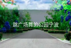 跳广场舞的公园宁波