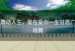 舞动人生，爱在爱你一生甘愿广场舞