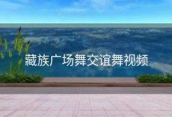 藏族广场舞交谊舞视频