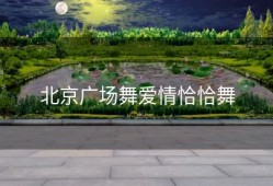 北京广场舞爱情恰恰舞
