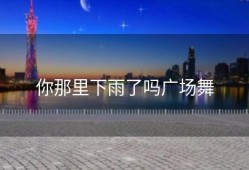 你那里下雨了吗广场舞
