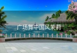 广场舞中国风茉莉