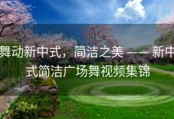 舞动新中式，简洁之美 —— 新中式简洁广场舞视频集锦