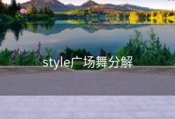 style广场舞分解