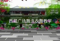 西藏广场舞洗衣舞教学