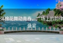 弹棉花舞动青春，广场上的韵律盛宴