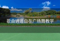 歌曲逍遥自在广场舞教学