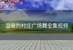 温暖的村庄广场舞全集视频