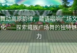 舞动高原韵律，藏语唱响广场文化——探索藏族广场舞的独特魅力