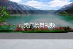 睡觉广场舞视频