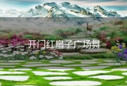 开门红扇子广场舞