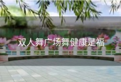 双人舞广场舞健康是福