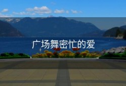 广场舞密忙的爱