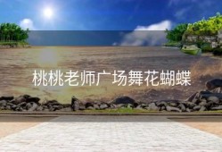 桃桃老师广场舞花蝴蝶