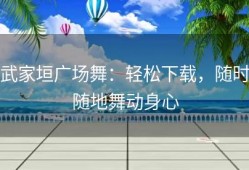 武家垣广场舞：轻松下载，随时随地舞动身心
