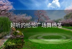 好听的恰恰广场舞杨艺