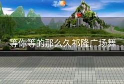 等你等的那么久祁隆广场舞