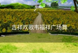 吉祥欢歌韦福祥广场舞