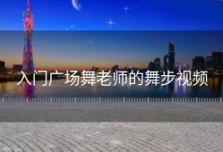 入门广场舞老师的舞步视频