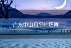 广东中山和平广场舞
