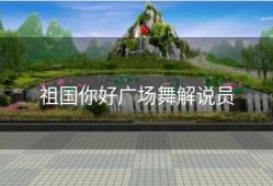 祖国你好广场舞解说员