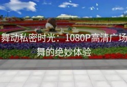 舞动私密时光：1080P高清广场舞的绝妙体验
