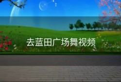 去蓝田广场舞视频