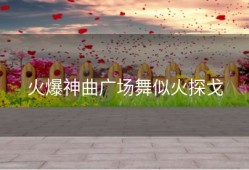 火爆神曲广场舞似火探戈