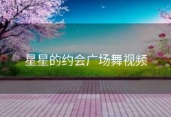 星星的约会广场舞视频