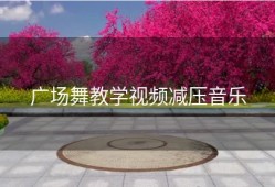 广场舞教学视频减压音乐