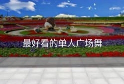 最好看的单人广场舞