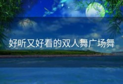 好听又好看的双人舞广场舞