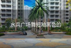 水兵广场舞短袖黑色的