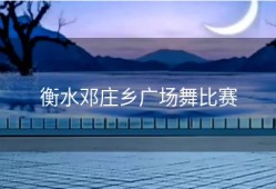 衡水邓庄乡广场舞比赛