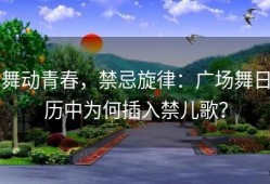 舞动青春，禁忌旋律：广场舞日历中为何插入禁儿歌？