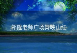 祁隆老师广场舞映山红