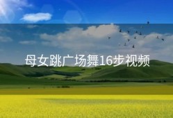 母女跳广场舞16步视频