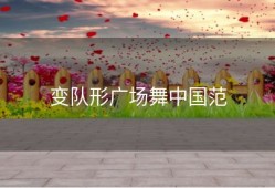 变队形广场舞中国范